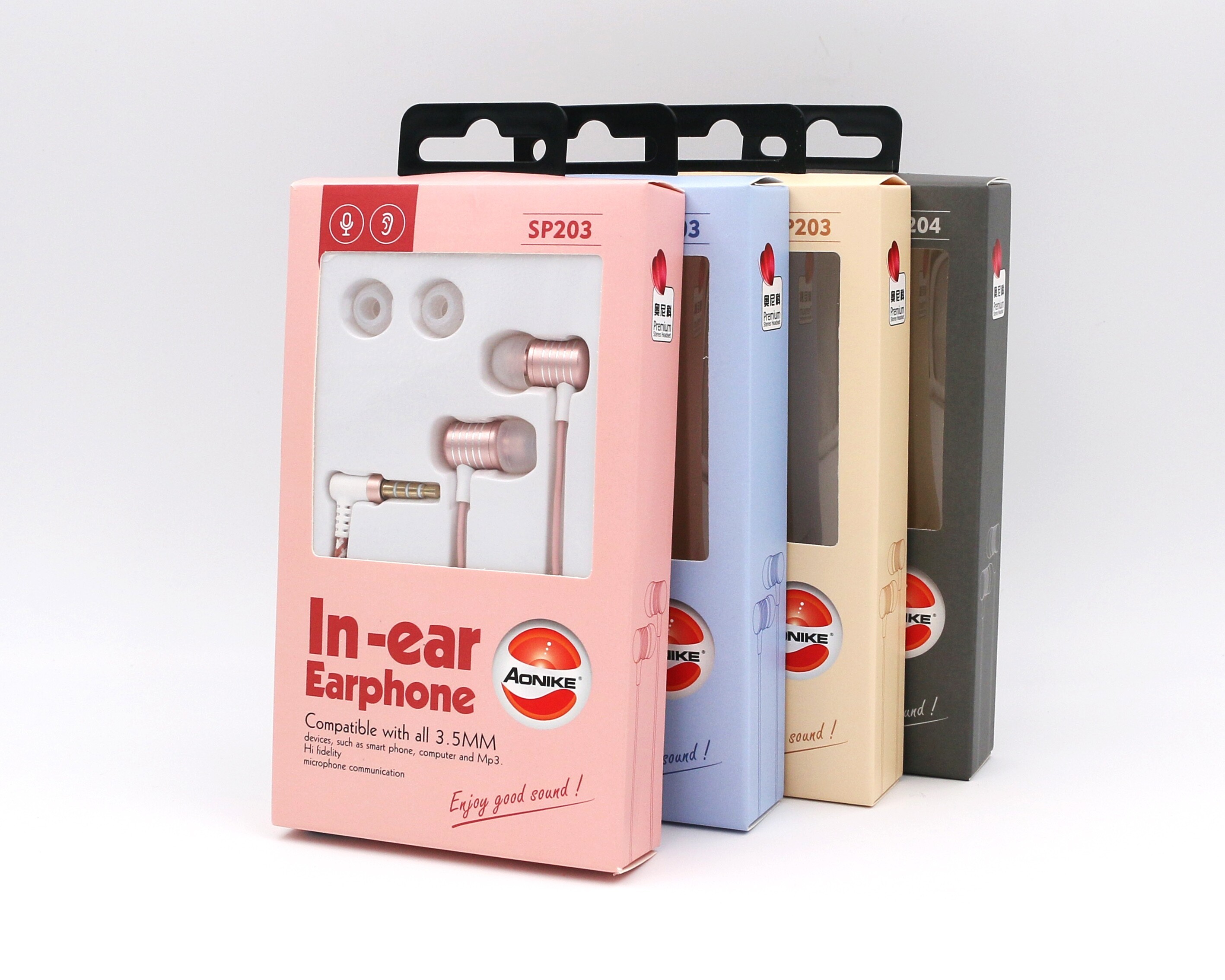 Surrounding Sound 16Ohm 105dB 3.5 Mm Earphone