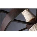 Wood and wrought iron chandelier wood ceiling lamp (WH-CI-58)