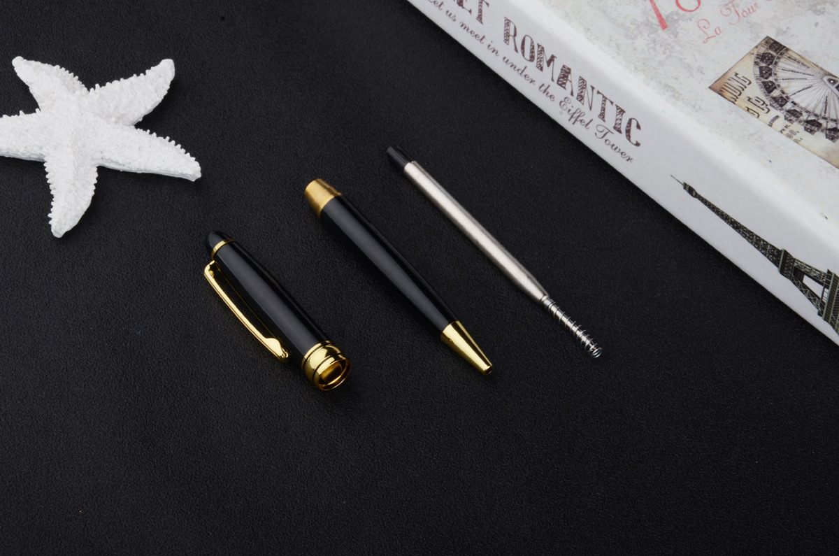 Sophisticated Executive Gift Custom Logo Rose Gold Ballpoint Pen for Professionals