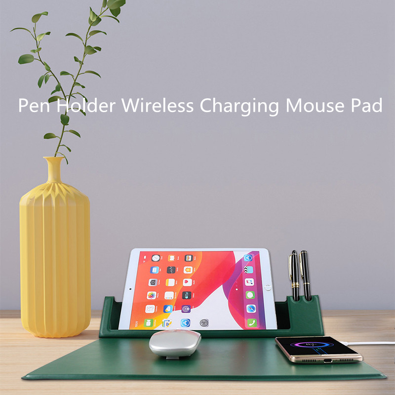 Heatproof Portable Wireless Charger Corporate Gift Multifunctional Mouse Pad