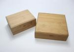 Custom Logo Wooden Crate Gift Box , Small Packaging Square Wooden Box With