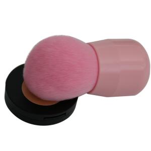 Wholesale Face Kabuki Makeup Brush Plastic Handle Sleek Shape 1Pcs from china suppliers