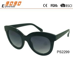 Wholesale Sunglasses in fashionable design,made of plastic ,suitable for men and women from china suppliers