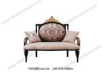 2 Seater leisure chair antique wooden leisure chair TI-008