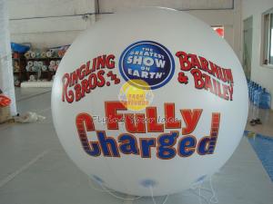 Wholesale White Reusable durable advertising helium balloons for Entertainment events from china suppliers