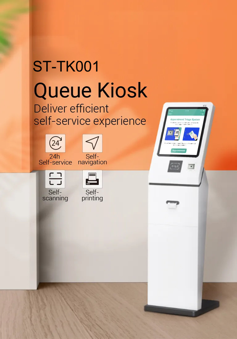 Android Self Service Kiosk Multifunction Self Service Kiosk