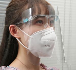 Wholesale 25*19.5cm Glasses Frame Disposable Face Shield PET Film from china suppliers