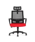 Red Task Chairs serving the staff put in the office / meeting room