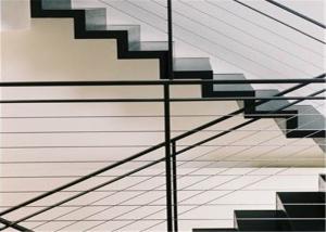 Wholesale Construction Material Rod Balustrade Stainless Steel Wire Rope Balustrade Durable For Decks from china suppliers