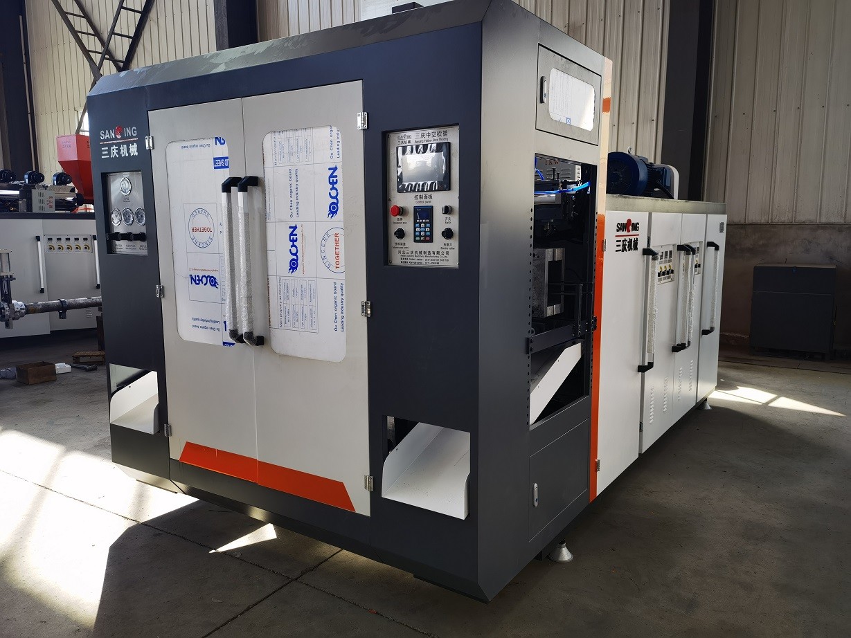 1 Litre Full Auto Jar Blow Molding Machine 2x2m 18.5KW Mold Thickness 230mm