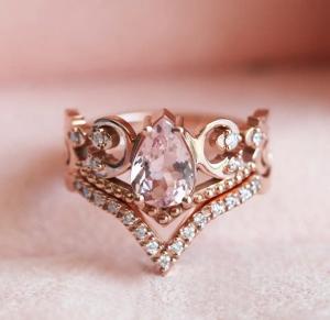 Wholesale Vintage Grateful S925 Rose Gold Antique Cz Engagement Rings Promise Anniversary Gift from china suppliers