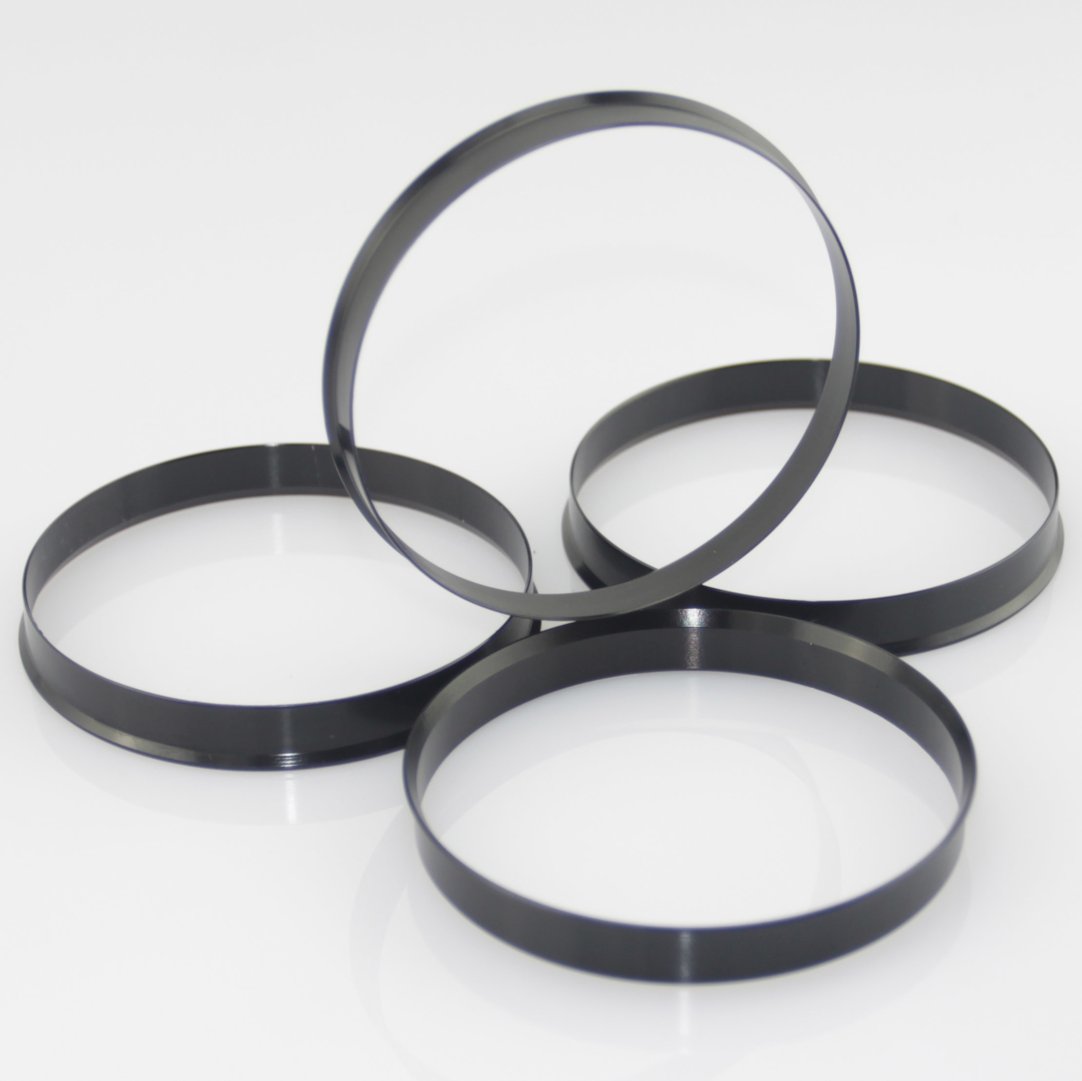 CNC Machined Super Thin Aluminum Hub Ring With Anodize Coatings For Wheel Tuning