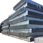 Zinc Coated Steel Hollow Pipe Section Galvanized Steel Square Metal Tube