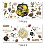 Digital Printing CMYK UV Transfer Label Football 16oz DTF On Cups