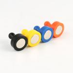 Colorful Plastic Cover Neodymium Push Pin Magnet NiCuNi Coating
