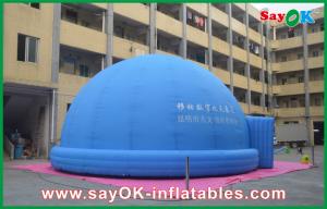 Wholesale Blue Inflatable Planetarium Astronomy Teaching Tent 3.2M For 360-degree Watching from china suppliers