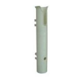 Wholesale White Boat Plastic Rod Holder 1 Tube Fishing Plastic Rod Holder Rack One Piece from china suppliers