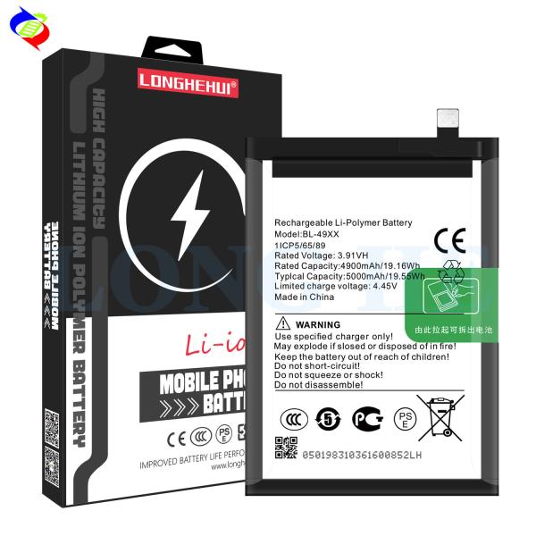 100% Compatible BL-49XX 3.91V 5000mAh Mobile Phone Battery For Infinix Note 40