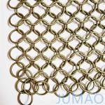 Exterior Bronze Ring Mesh Curtain Chainmail 18mm High Strenth