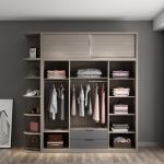 Modern Design Economic Bedroom Furniture Wardrobe Set For Household
