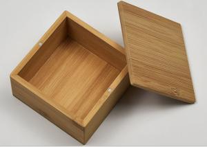 Wholesale Small Natural Storage Bamboo Gift Box With Custom Logo For Packaging from china suppliers