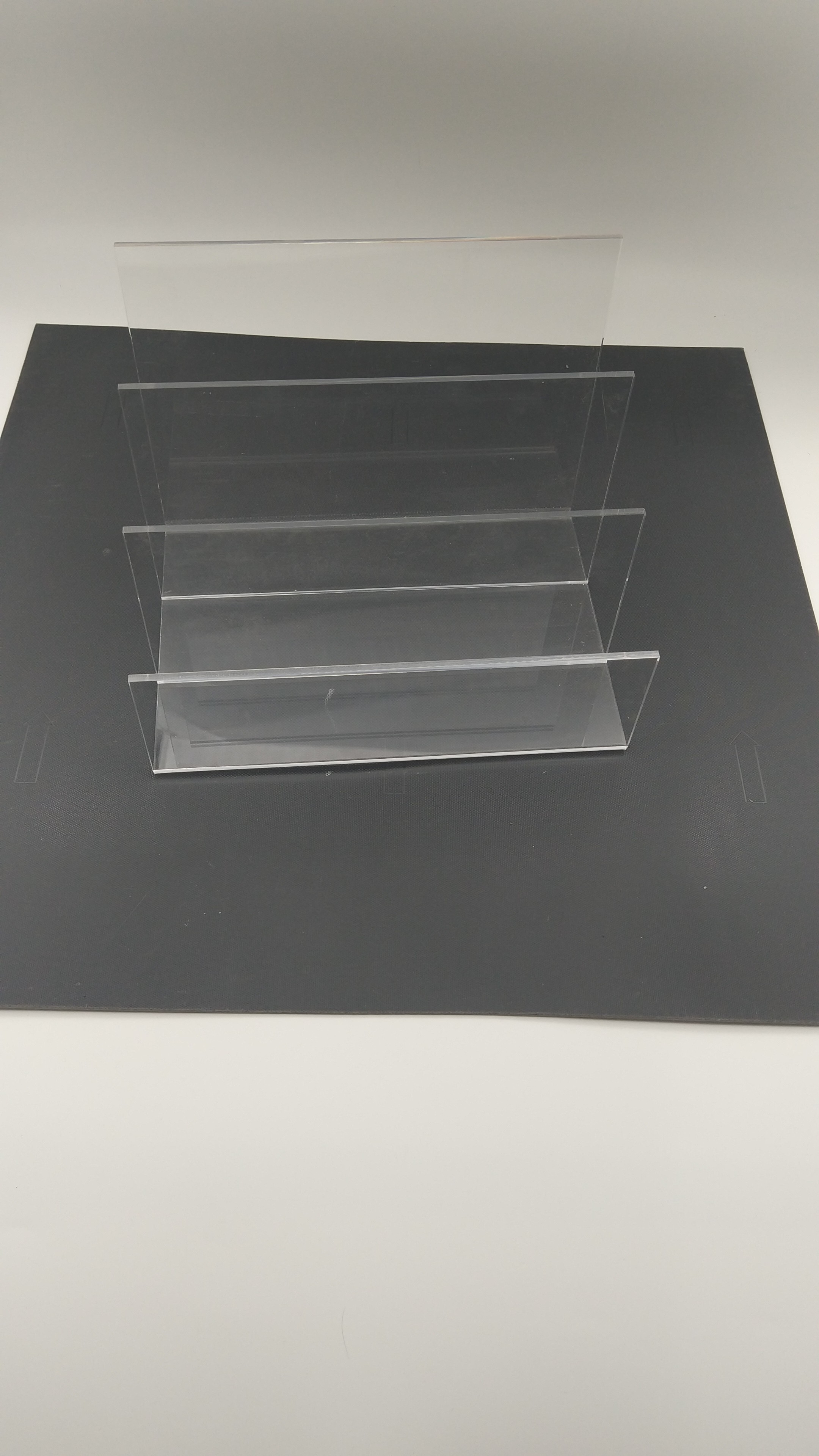 2018 Clear Acrylic Holder for Literature Book Office Use Perspex Shelf for Magazine
