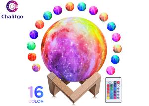 Wholesale Moon Lamp 16 RGB Colors 3D Night Light for Kids Bedroom Decoration Birthday Gifts from china suppliers