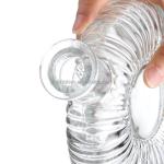 Super Flint Glass Most Popular Style Flat Mouth Embossed Brandy Glass Bottles