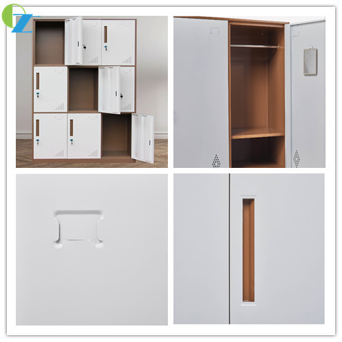 9 Door Padlock Steel Storage Locker Width 900mm for School Office