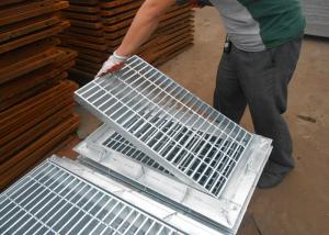 Wholesale Galvanized Grating Trench Cover , Steel Driveway Drainage Grates from china suppliers