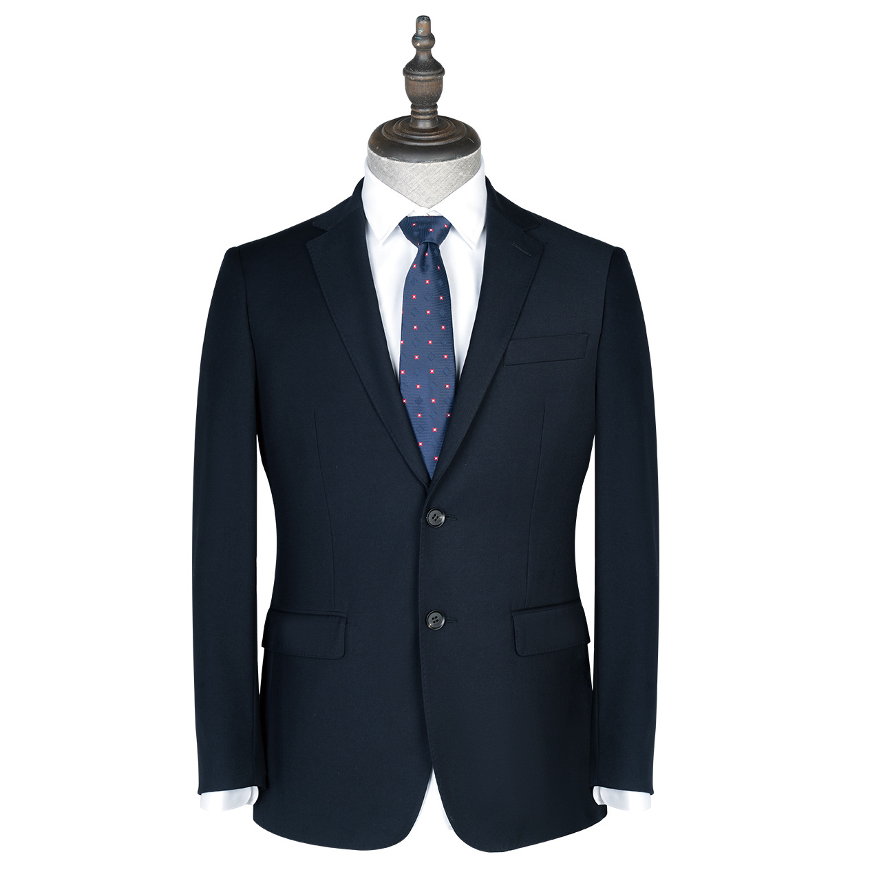 Fashion Men's 3 Piece Suit Breathable Spring and Autumn Lattice Pocket One Piece Coat