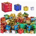 Xmas Tree Foil Mini Gift Box Ornaments Hanging Decorations