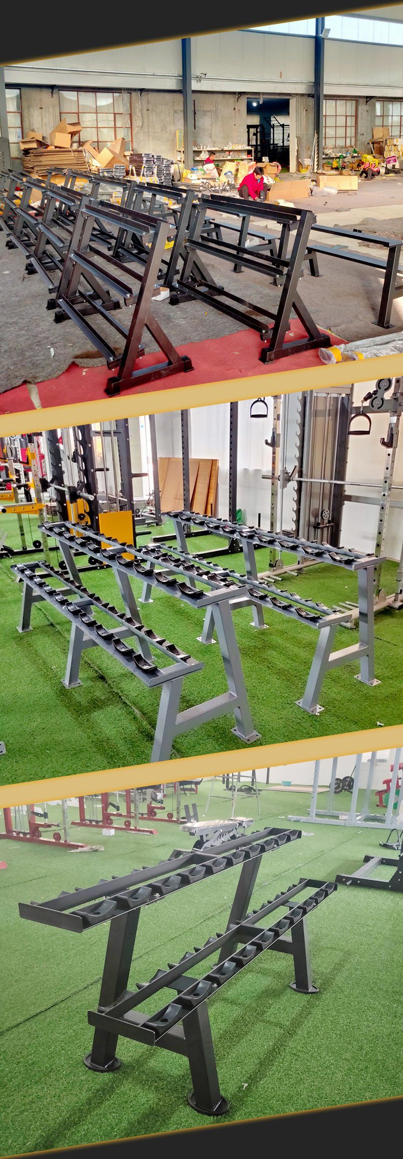 Wholesale New Design Exercise Functional Trainer Machine Commercial Gym Fitness Equipment Dumbbell Rack