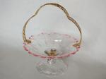 Sun flower shape candy bowl w/classic stand & elegant (2)