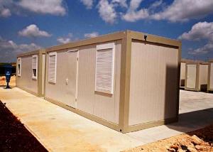 Wholesale Powder Coated Mobile Container Homes , Vacation Standard Moving Storage Containers from china suppliers