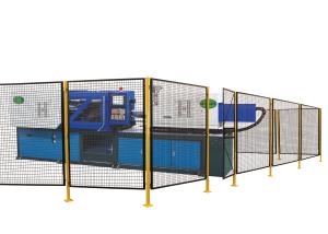 Wholesale Black Safety Fencing Machine Guarding , Warehouse Steel Safety Guards 60 Lbs from china suppliers
