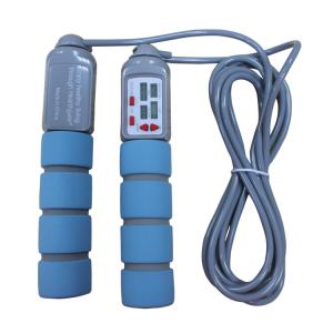 Wholesale Fitness Jump Rope 20 Kgs PVC Jump Rope For Fitness Training With PP Handle OK-168 Baby Blue Color Skip Rope from china suppliers
