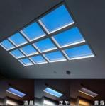 600x600mm led sky light stretch ceiling film sky light roofing window 24 hours