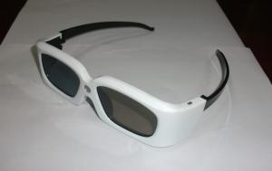 Wholesale VR Plastic Frame DLP Link 3D Glasses Rechargeable 0.7mA 120Hz 5uA from china suppliers