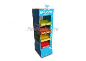 Wholesale Bouncing Ball Toys Custom Cardboard Floor Displays With 4 Slant Tiers from china suppliers