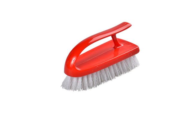 Stiff Bristles Hand Scrubbing Brush Non Slip Soft Grip Handle Household Cleaning