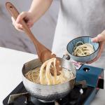 Household kitchen wooden spoon pasta spoon Serving bamboo spoon