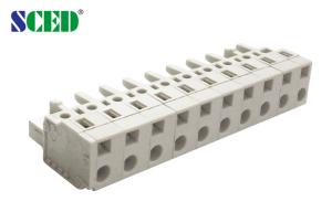 Wholesale 2 - 16 Pole Female Plug In Terminal Connector Block 7.5mm Pitch 300V 15A from china suppliers