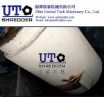 double shaft shredder/ Cardboard barrel shredder/ wooded barrel shredder/
