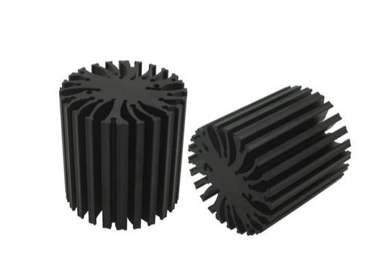 ISO9001 Aluminum Heatsink Extrusion Profiles Anodizing For Electronics