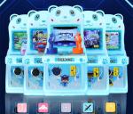 Cute bear kids bullets arcade shooting kids coin operated game machine for