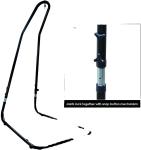 17.5kg Height Adjustable Solid Steel Construction Hanging Hammock Chair Stand