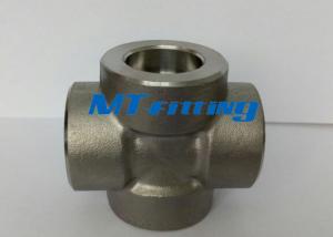 Wholesale JS B0203 Forged High Pressure Pipe Fittings Welded Cross F321 / 317L Stainless Steel Socket from china suppliers