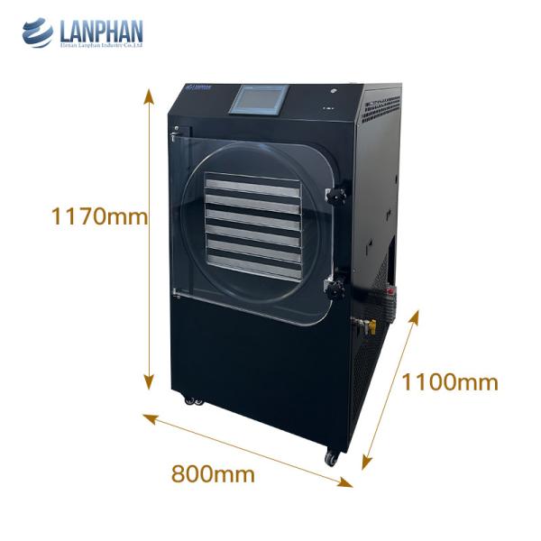 6 Trays Vacuum Freeze Drying Equipment Large-Scale Production Freeze Dryer In