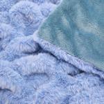 Fireproof Faux Fur Throw Blanket 100 Polyester Blanket Flame Retardant